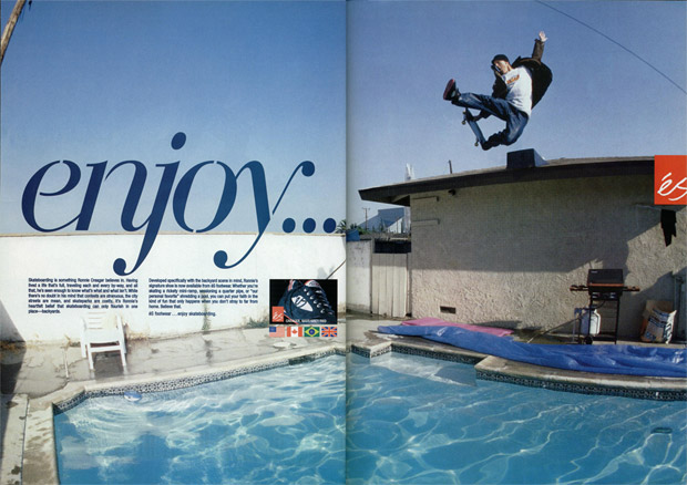 Ronnie Creager, Enjoy Skateboarding Ad