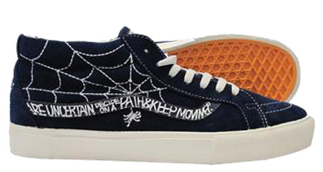 Sk8 Mid Syndicate WTAPS Navy : White vans